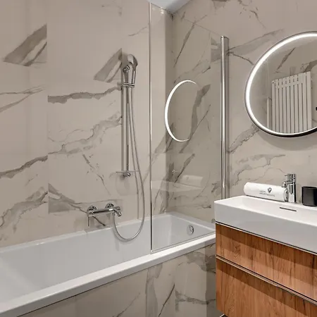 Scala City Center Premium Apartments With Parking By Lion Apartments Gdańsk Rom bilde