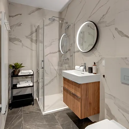 Scala City Center Premium Apartments With Parking By Lion Apartments Gdańsk Rom bilde